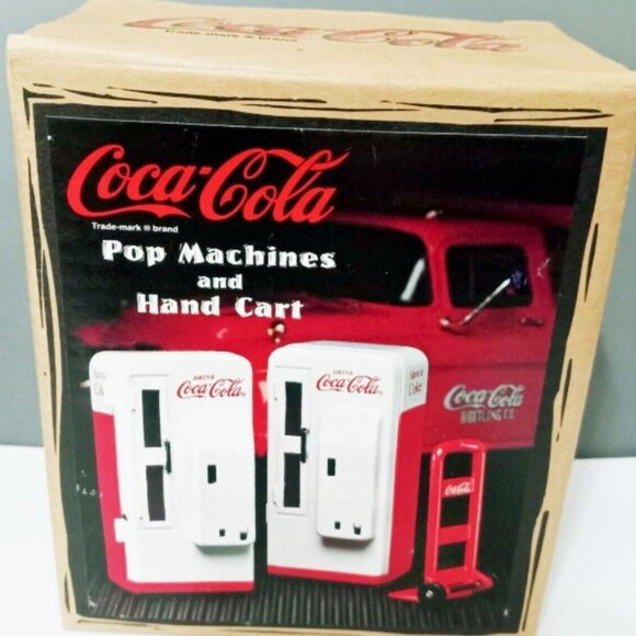 2 Vintage, Collectible, ERTL Die Cast, Coca Cola Coolers, 2.25" tall - Picture 3 of 3